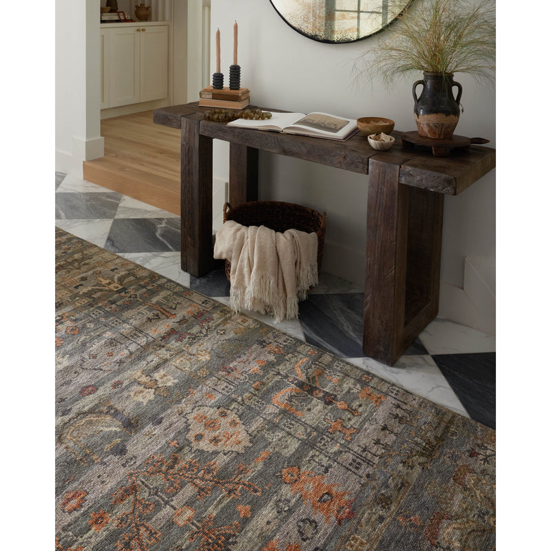 Dominic Slate / Multi Hand-Knotted Rug