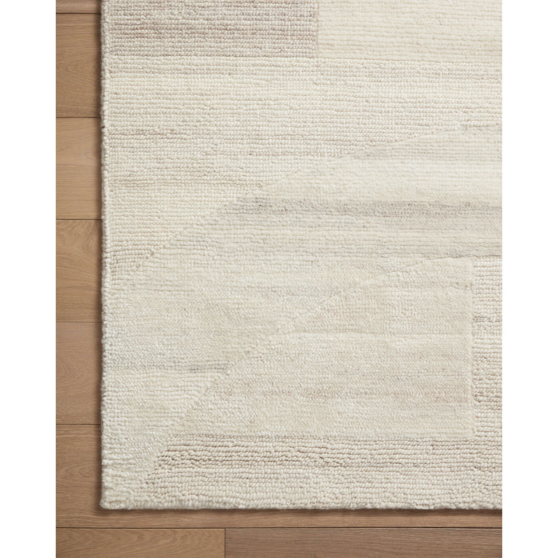 Marcia Natural / Lt. Plum Hand-Knotted Rug
