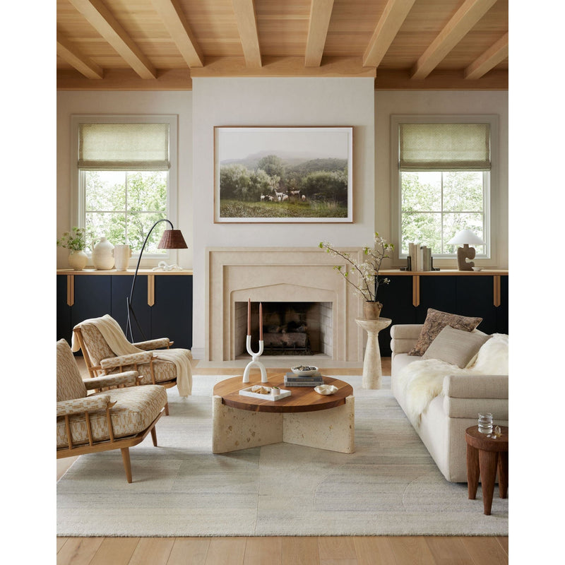 Elodie Natural / Mist Hand-Knotted Rug