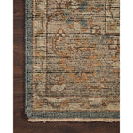 Heirloom Blue / Beige Hand-Knotted Rug