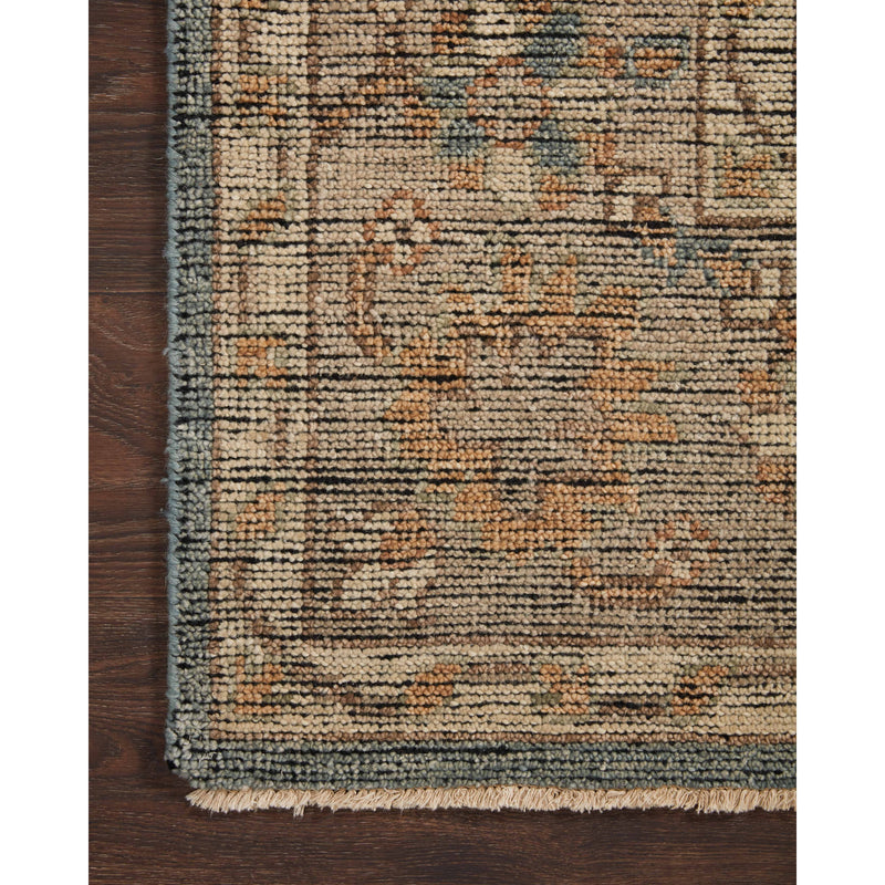 Heirloom Blue / Beige Hand-Knotted Rug
