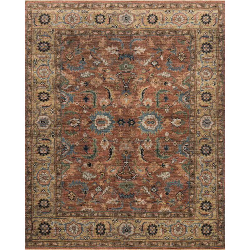 Heirloom Brick / Sand Hand-Knotted Rug