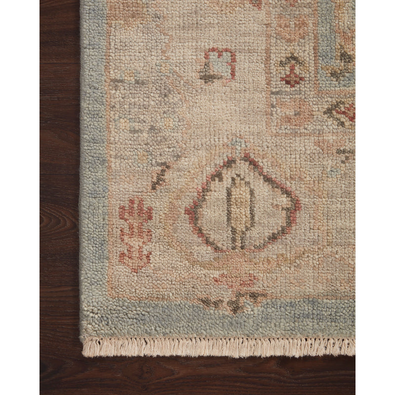 Helena Light Blue / Beige Hand-Knotted Rug