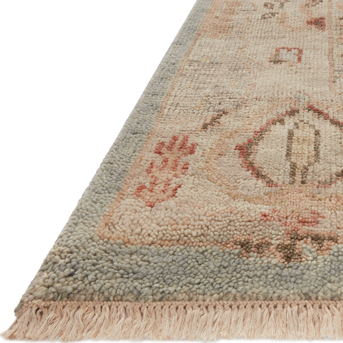 Helena Light Blue / Beige Hand-Knotted Rug