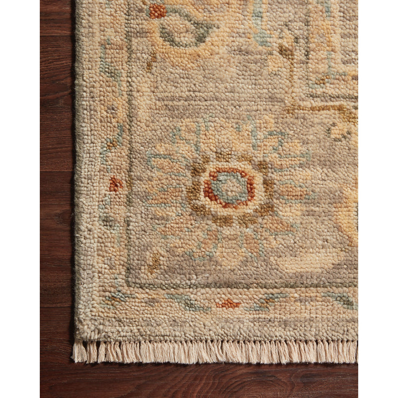 Helena Light Grey / Multi Hand-Knotted Rug