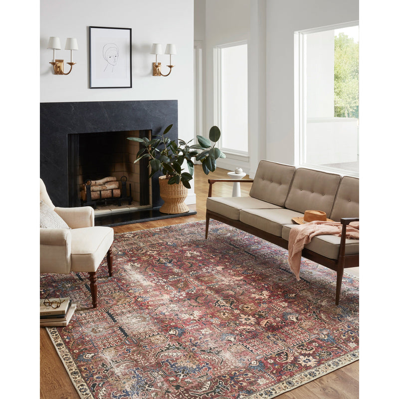 Jules Chris Loves Julia x Loloi Merlot / Multi Rug