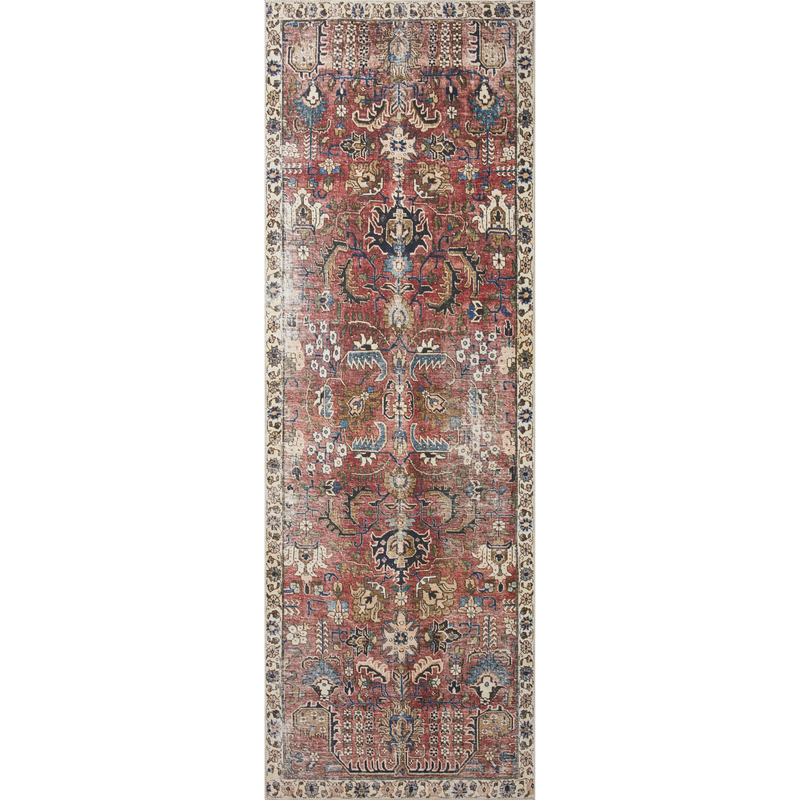 Jules Chris Loves Julia x Loloi Merlot / Multi Rug