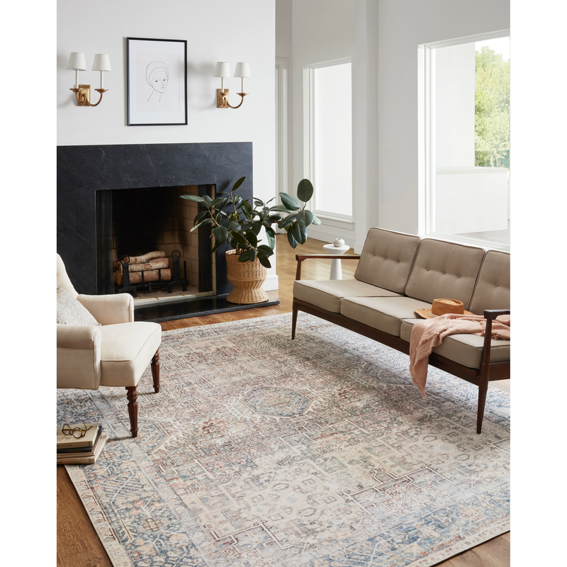 Jules Chris Loves Julia x Loloi Natural / Ocean Rug
