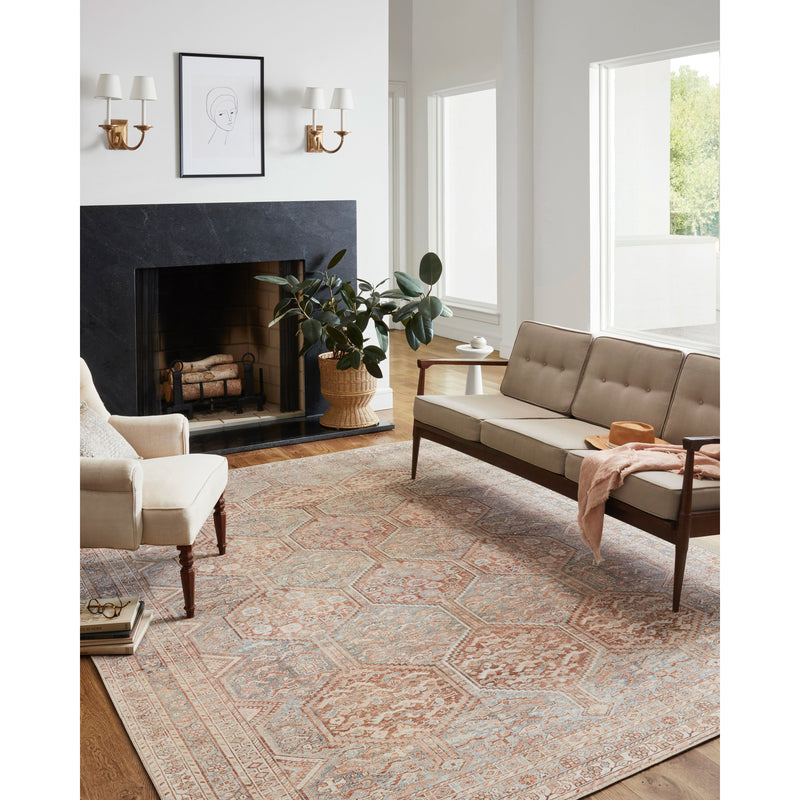 Jules Chris Loves Julia x Loloi Tangerine / Mist Rug