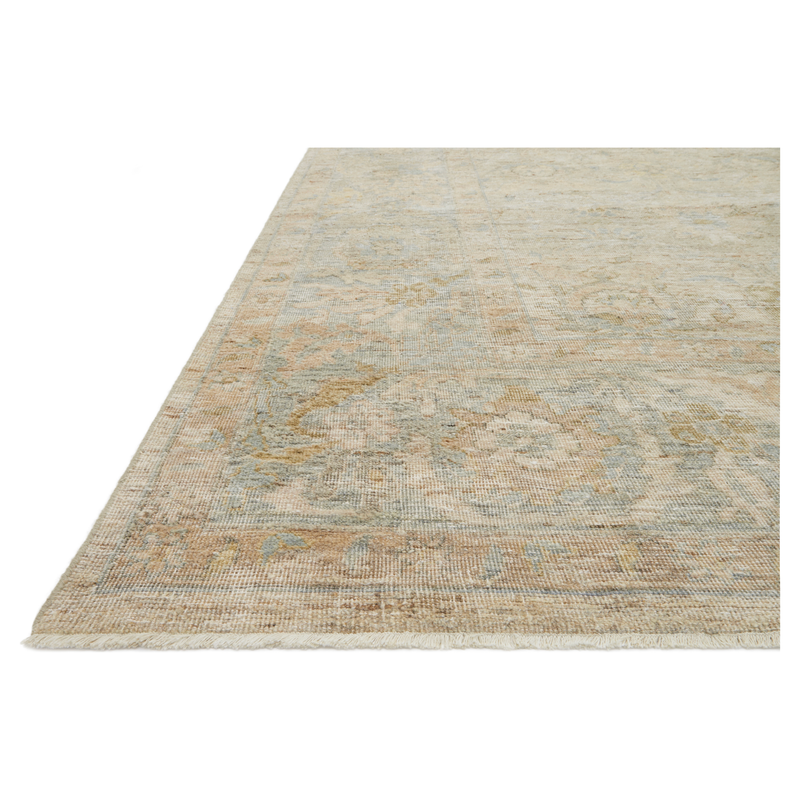 Legacy Ash/Lagoon Hand-Knotted Rug