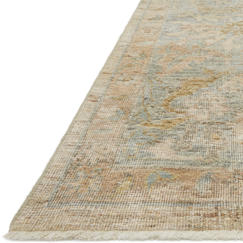 Legacy Ash/Lagoon Hand-Knotted Rug