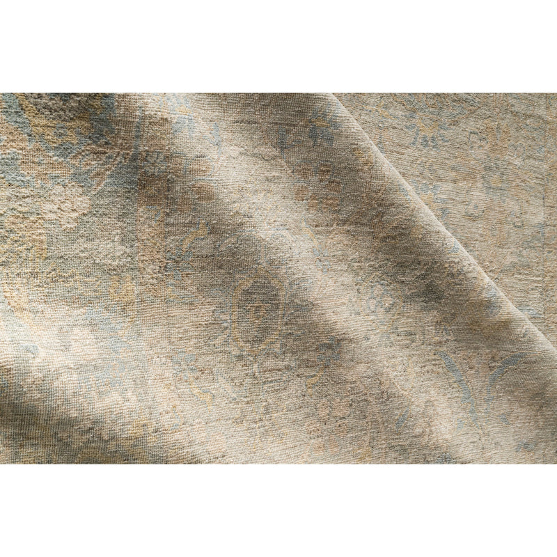Legacy Ash/Lagoon Hand-Knotted Rug