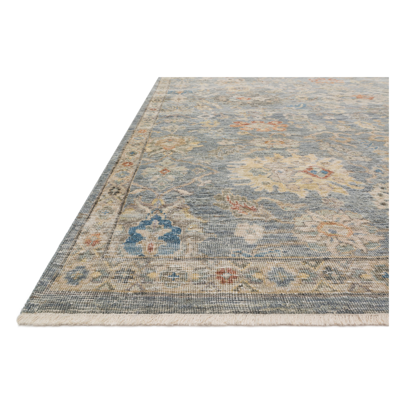 Legacy Blue / Multi Hand-Knotted Rug