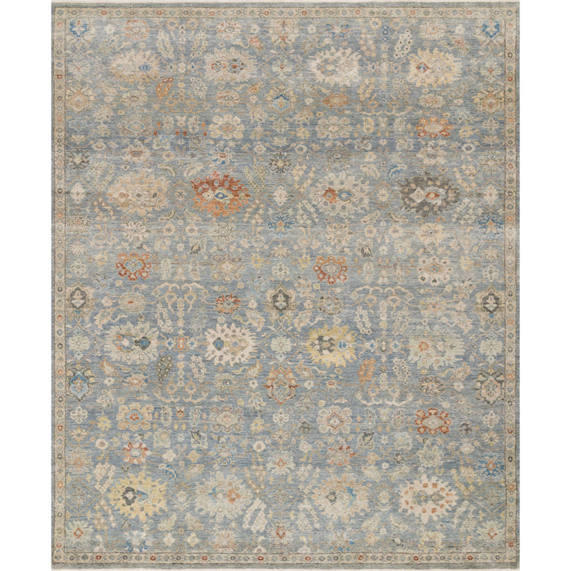 Legacy Blue / Multi Hand-Knotted Rug