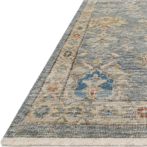 Legacy Blue / Multi Hand-Knotted Rug