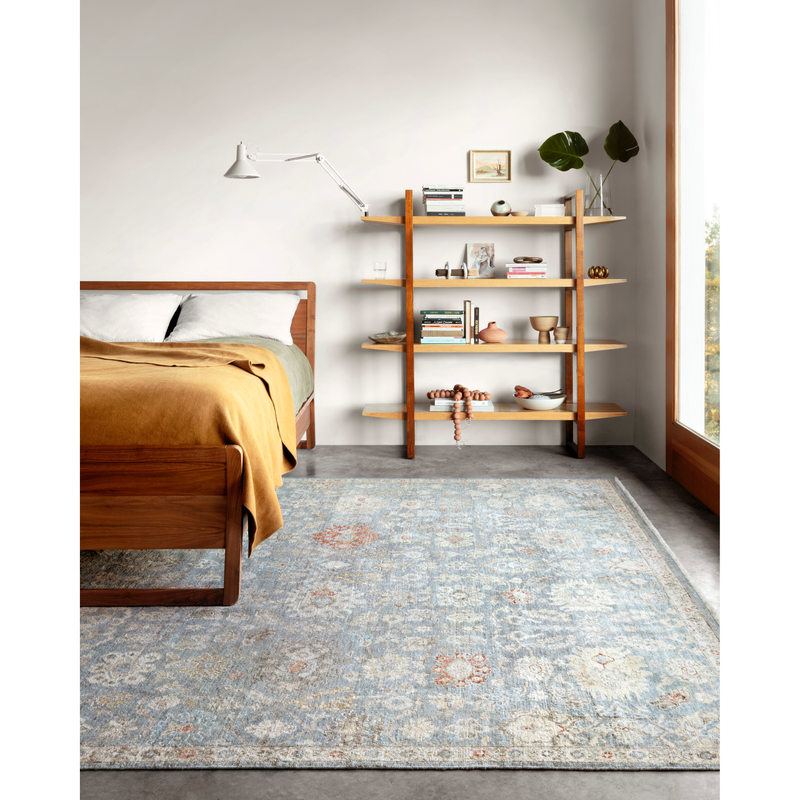 Legacy Blue / Multi Hand-Knotted Rug