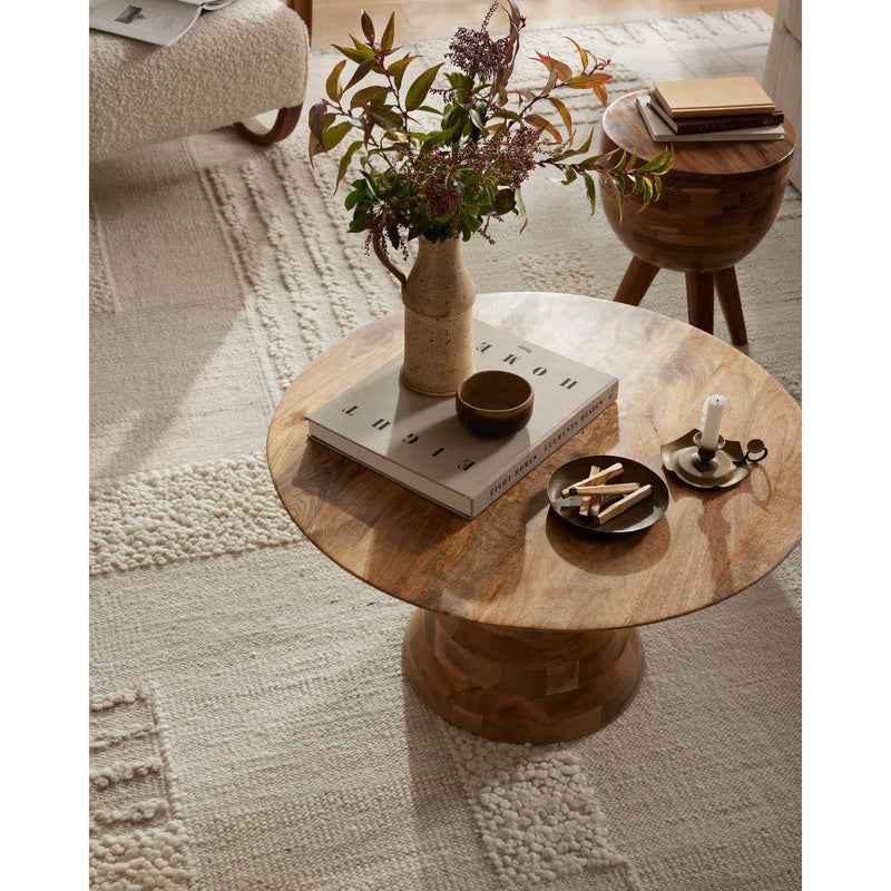 Manfred Ivory / Pebble Hand-Knotted Rug