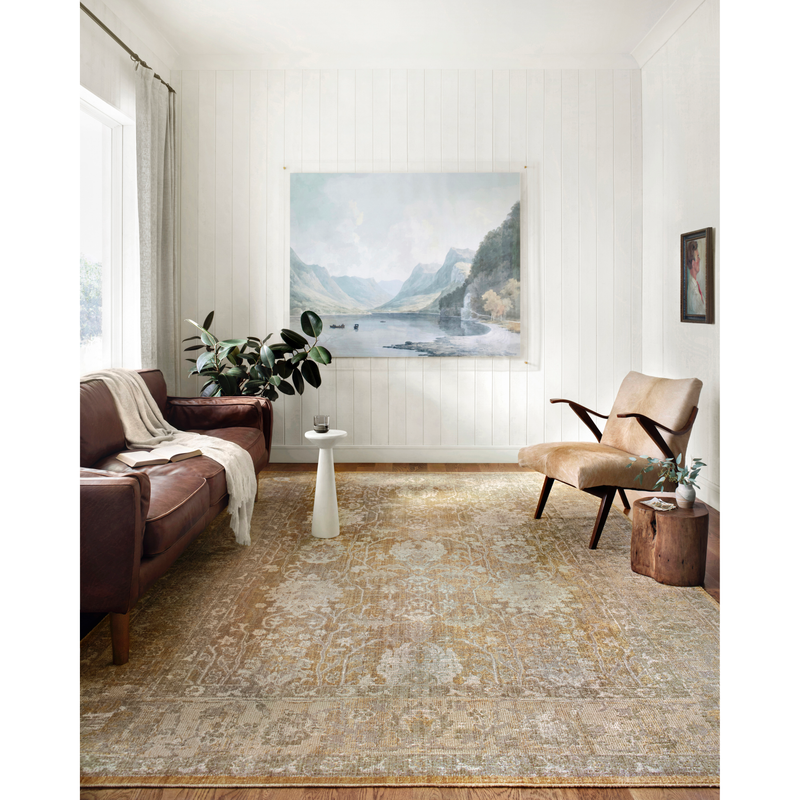Rosemarie Chris Loves Julia x Loloi Gold / Sand ROE-01 Rug