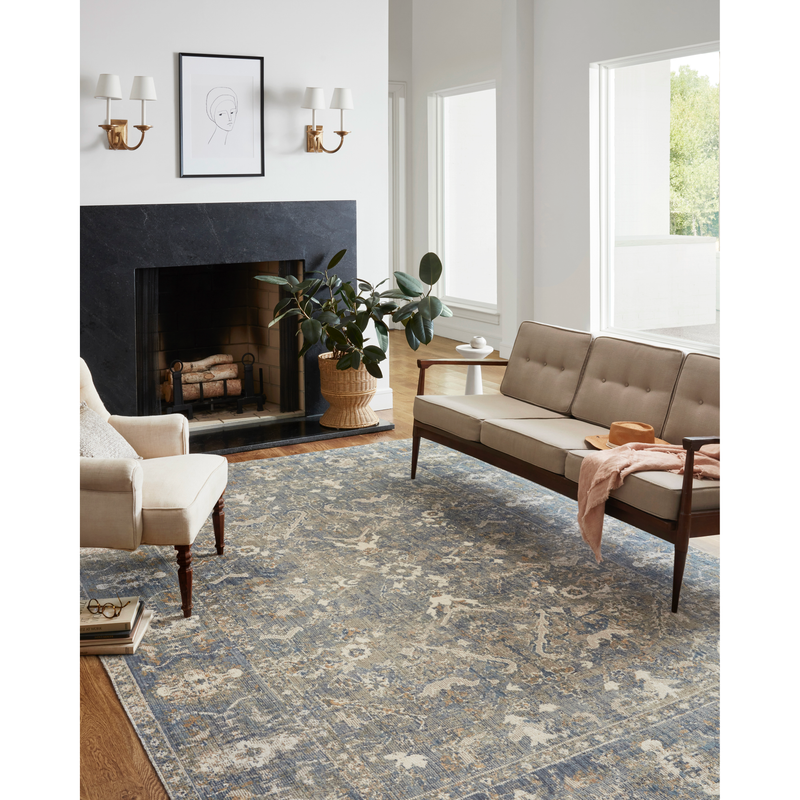 Rosemarie Chris Loves Julia x Loloi Sand / Lagoon ROE-03 Rug
