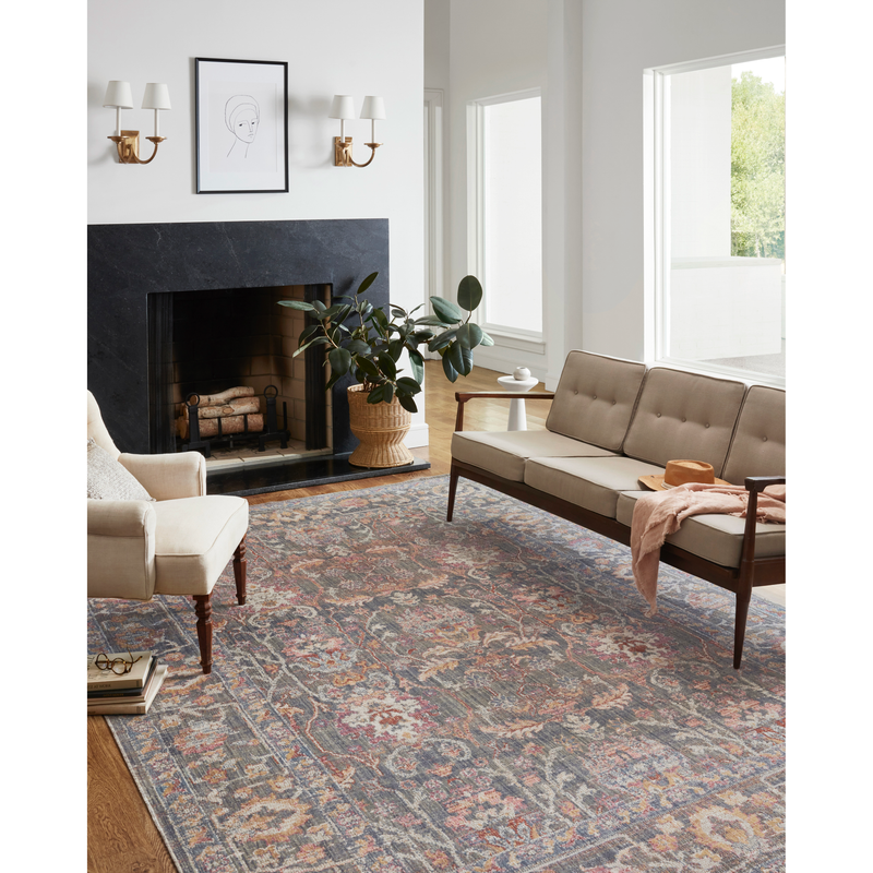 Rosemarie Chris Loves Julia x Loloi Stone / Multi ROE-01 Rug