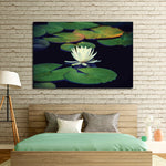 Lotus And Leaves Wall Art