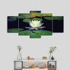 Lotus And Leaves Wall Art