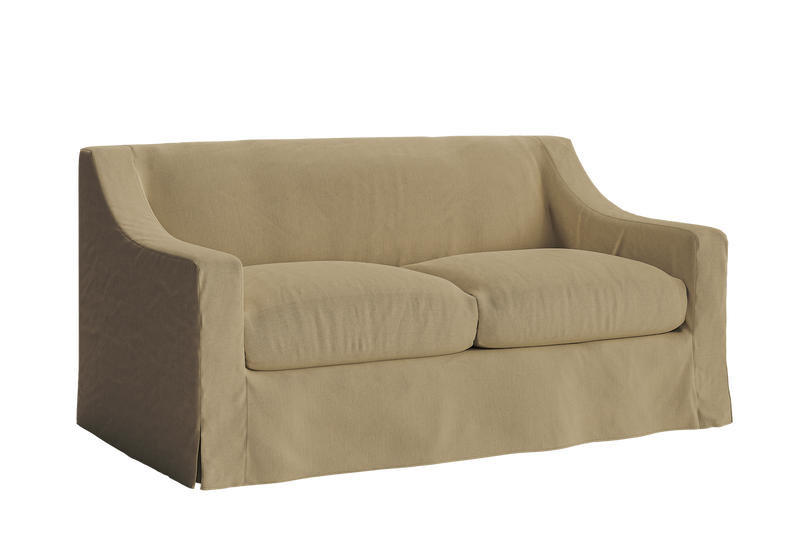 The Evergreen Loveseat in Hemp