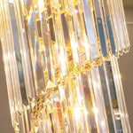 MIRODEMI®  Crystal Black Designer LED Chandelier for lobby, foyer, staircase, living room, stairwell