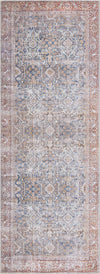 Rust Mair Tradional Washable Area Rug