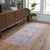 Rust Mair Tradional Washable Area Rug