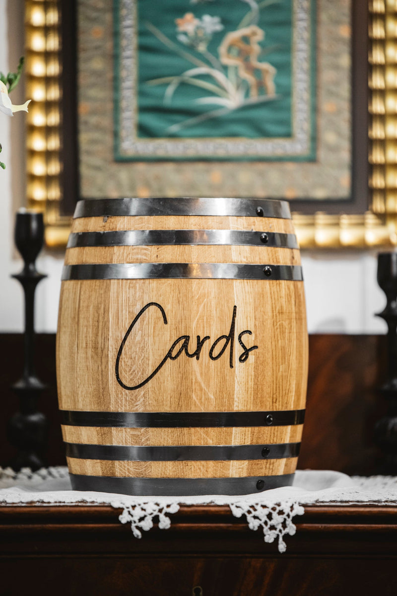 Barrel Event Reception Card Holder - Small