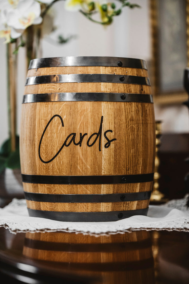 Barrel Event Reception Card Holder - Small