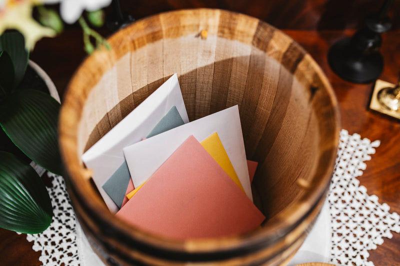 Barrel Event Reception Card Holder - Small