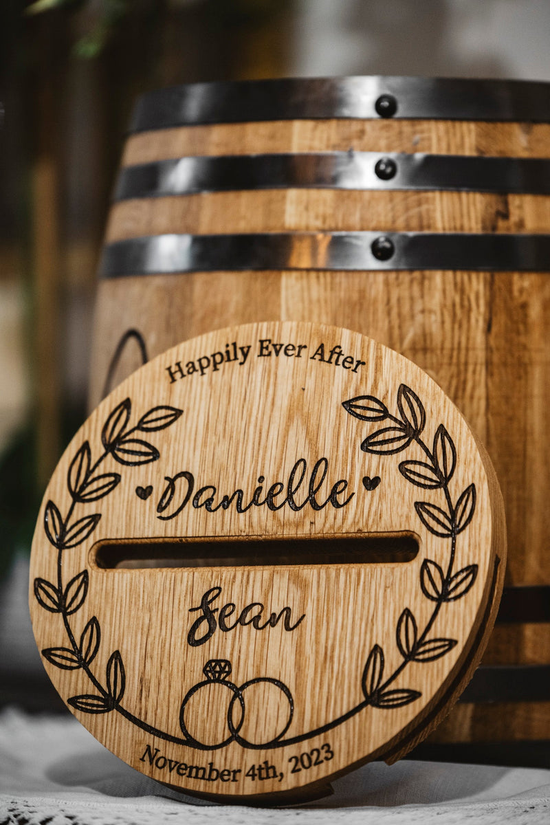 Barrel Event Reception Card Holder - Small