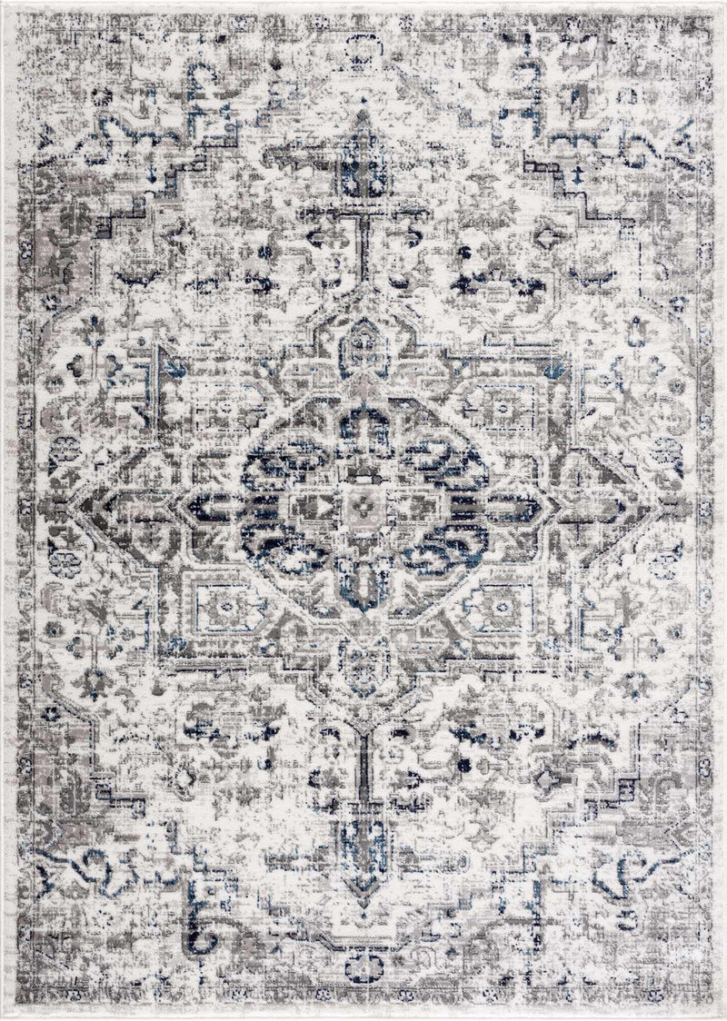 Buenaventura Cream & Navy Area Rug