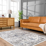 Buenaventura Cream & Navy Area Rug