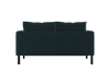 The Essential Loveseat Sectional in Recycled Velvet