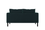 The Essential Loveseat Sectional in Recycled Velvet