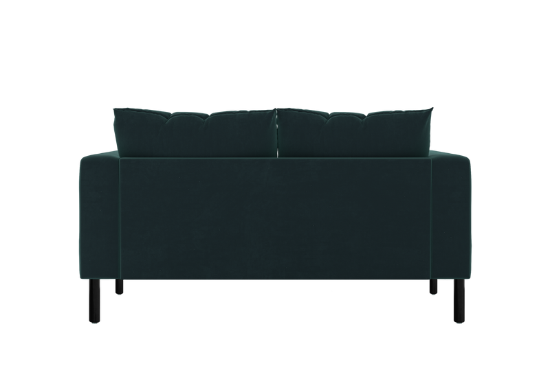 The Essential Loveseat Sectional in Recycled Velvet