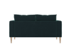 The Essential Loveseat Sectional in Recycled Velvet