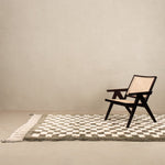 Checkered Garden - Luxury Shag Moroccan Rug