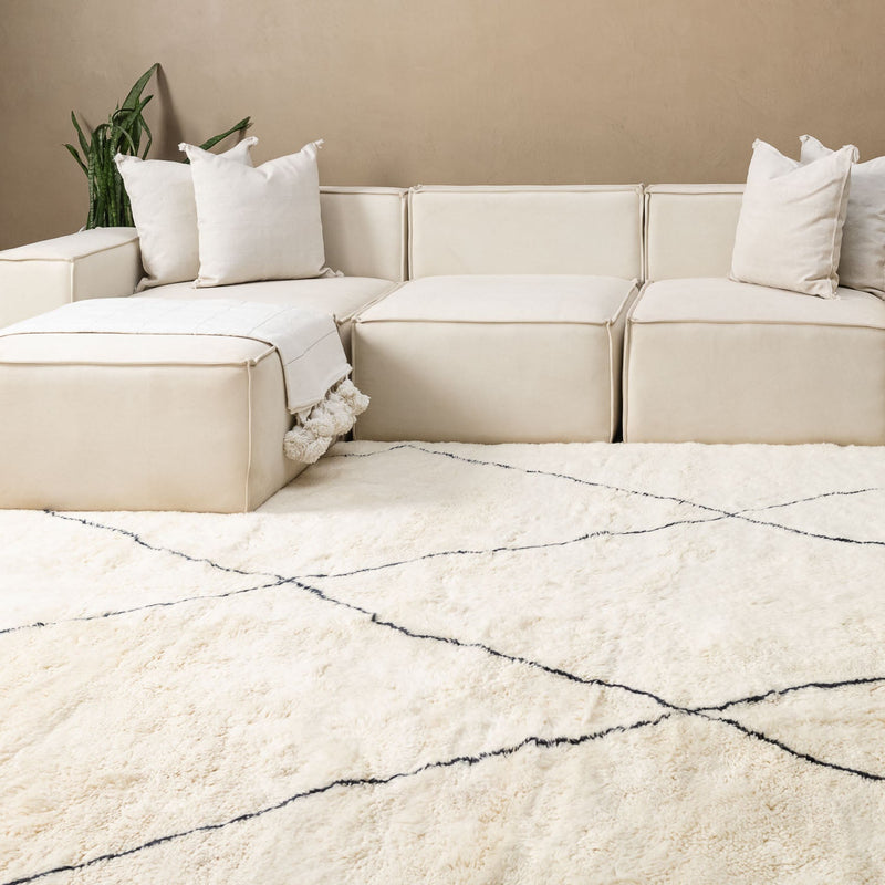 Nadidah - Luxury Shag Moroccan Rug