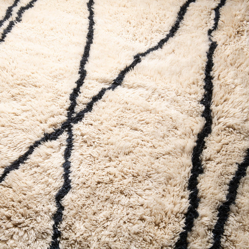 Paths - Luxury Shag Moroccan Rug