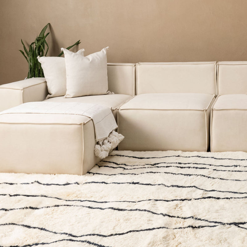 Paths - Luxury Shag Moroccan Rug