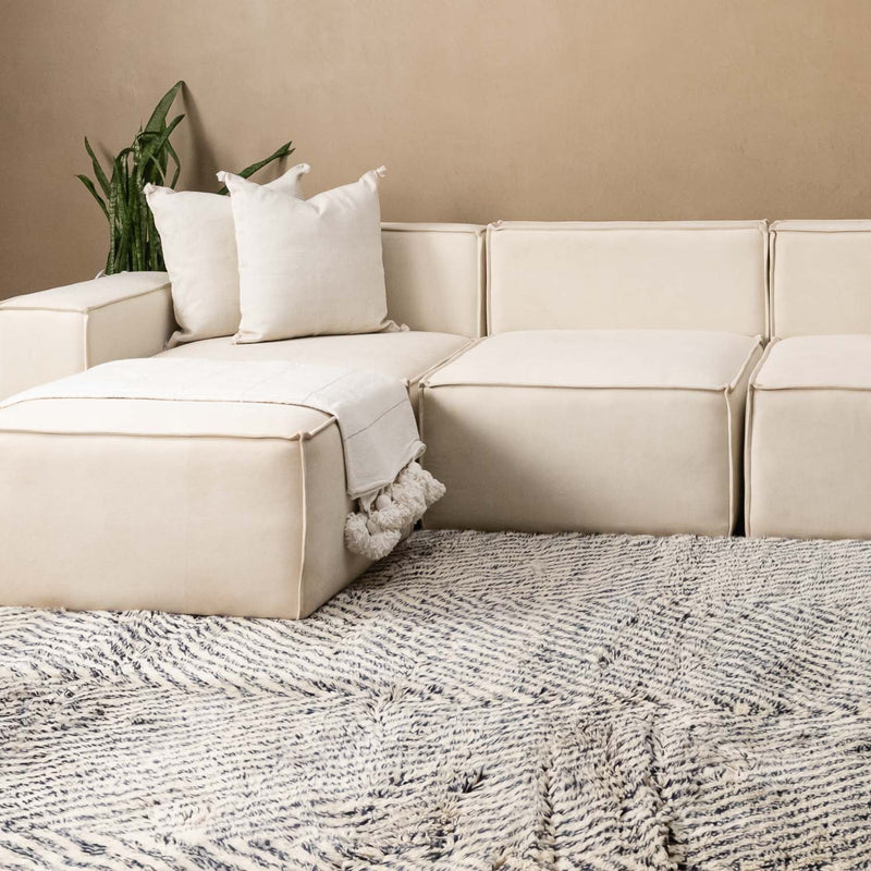 Wood cores - Luxury Shag Moroccan Rug