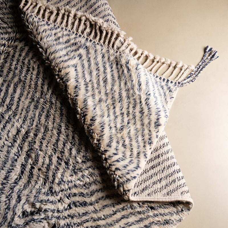 Wood cores - Luxury Shag Moroccan Rug