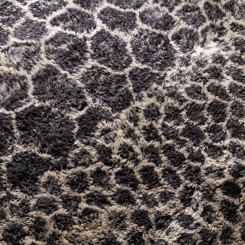 Black Mamba - Luxury Shag Moroccan Rug