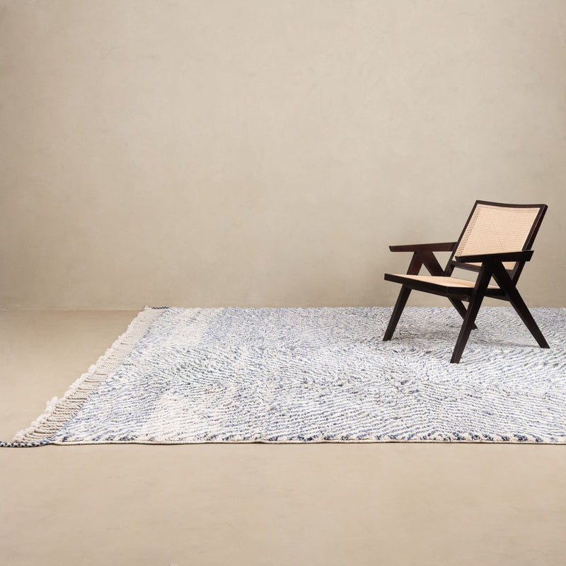 Blue Diamond - Luxury Shag Moroccan Rug