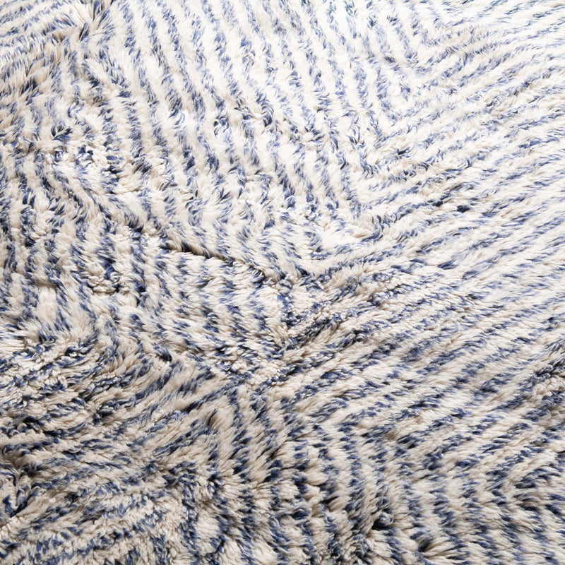 Blue Diamond - Luxury Shag Moroccan Rug