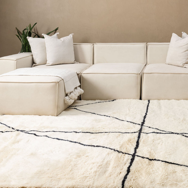 Ketta - Luxury Shag Moroccan Rug